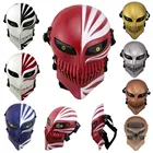 Белый красный черный синий смерть Куросаки Ичиго маска из аниме Блич Реплика Хэллоуин Череп косплей костюм реквизит CS война игры тактические маски