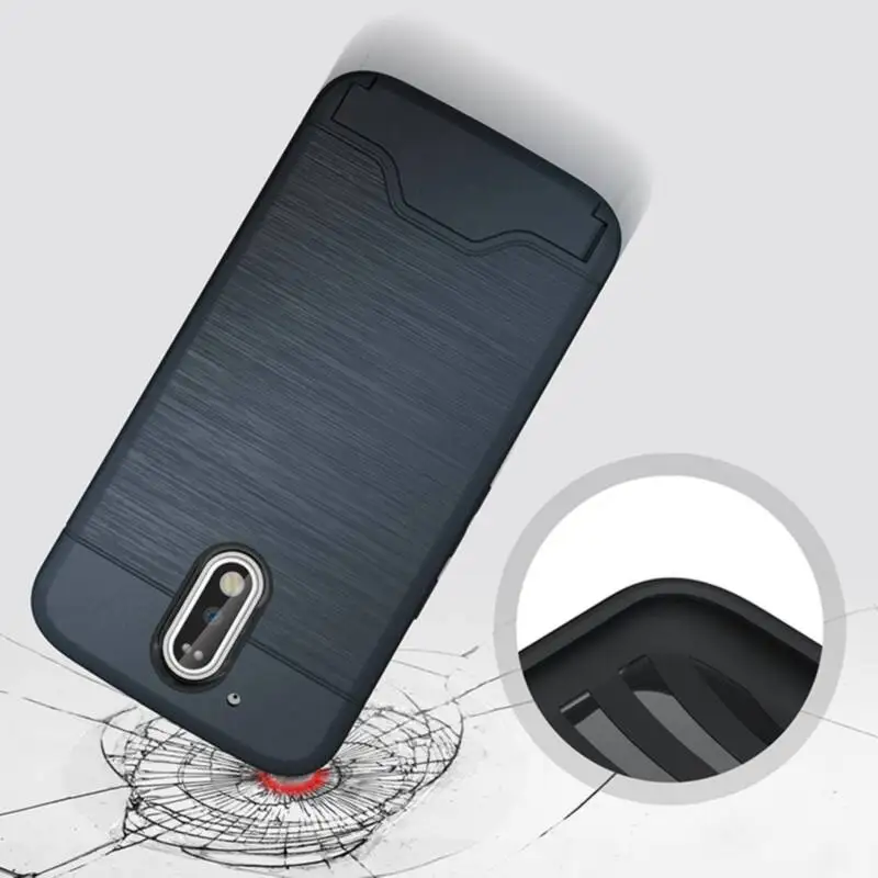 Для Motorola Moto G4 Case ТПУ &amp PC Чехол плюс Силиконовые Задняя Крышка Коке