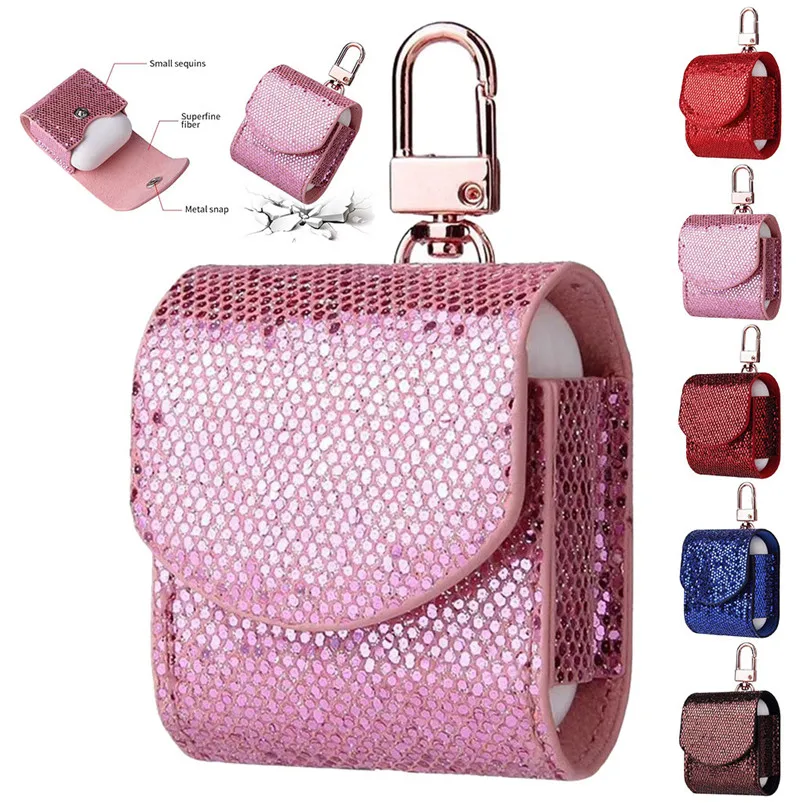 Шикарный чехол для наушников AirPods кожаный с магнитной застежкой защитой от