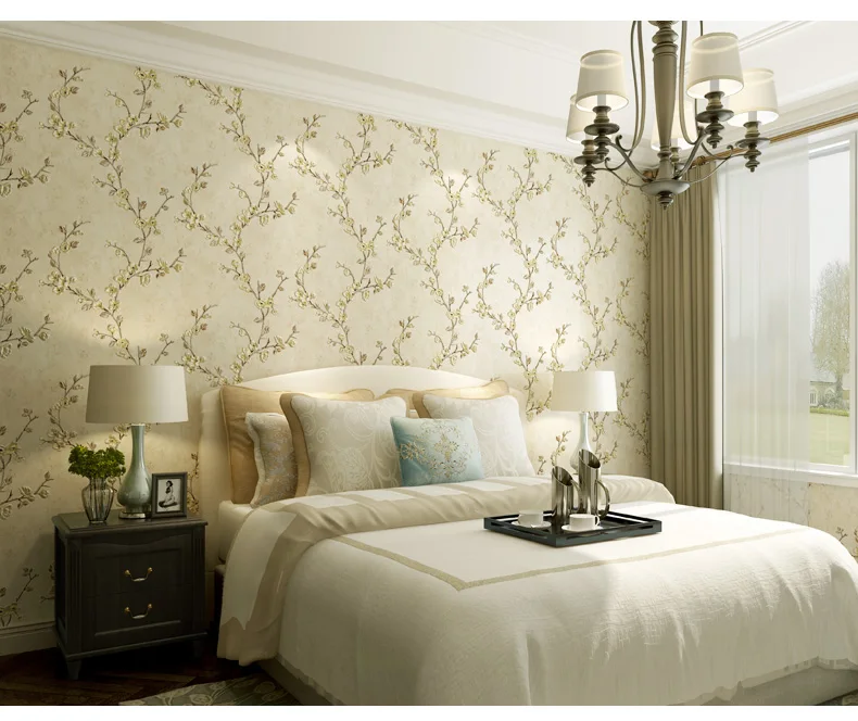 3d наклейки на стену в виде цветов самоклеящиеся обои стиле ретро для загородного