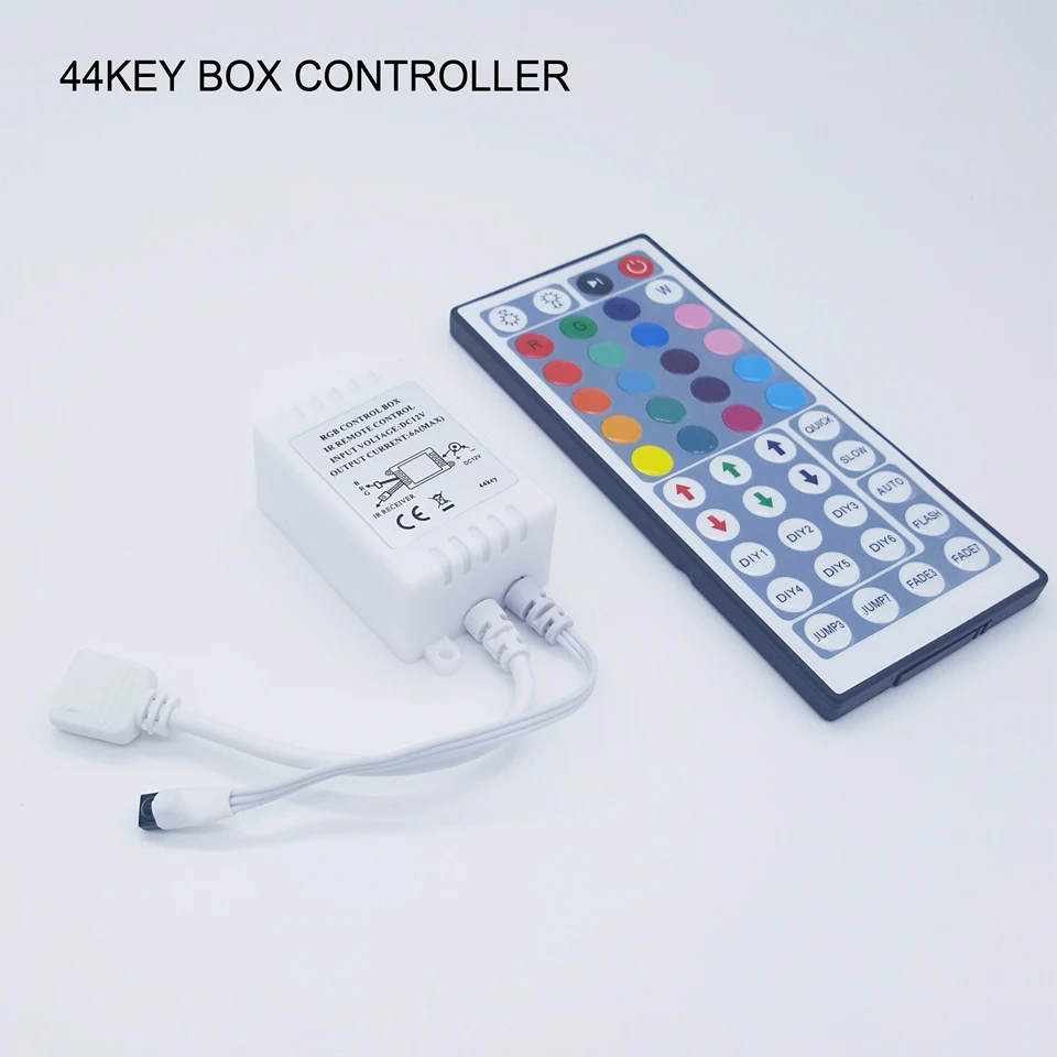 LINYEE 5050 SMD RGB Светодиодные ленты 60 светодиодный/m 5 м/лот DC 12 В Водонепроницаемый гибкий свет с 44key удаленного контроллер 12 В 5A