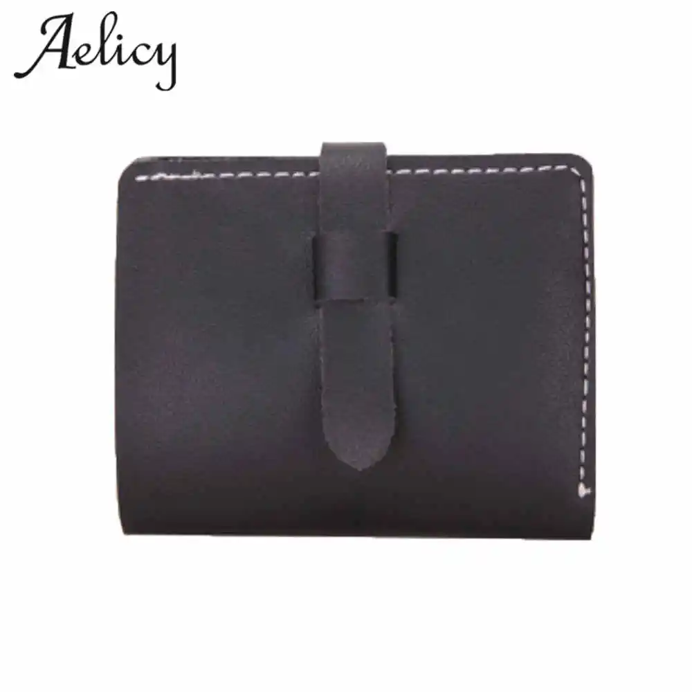 Aelicy модные женские кошельки с ремнем короткий клатч Модный маленький женский
