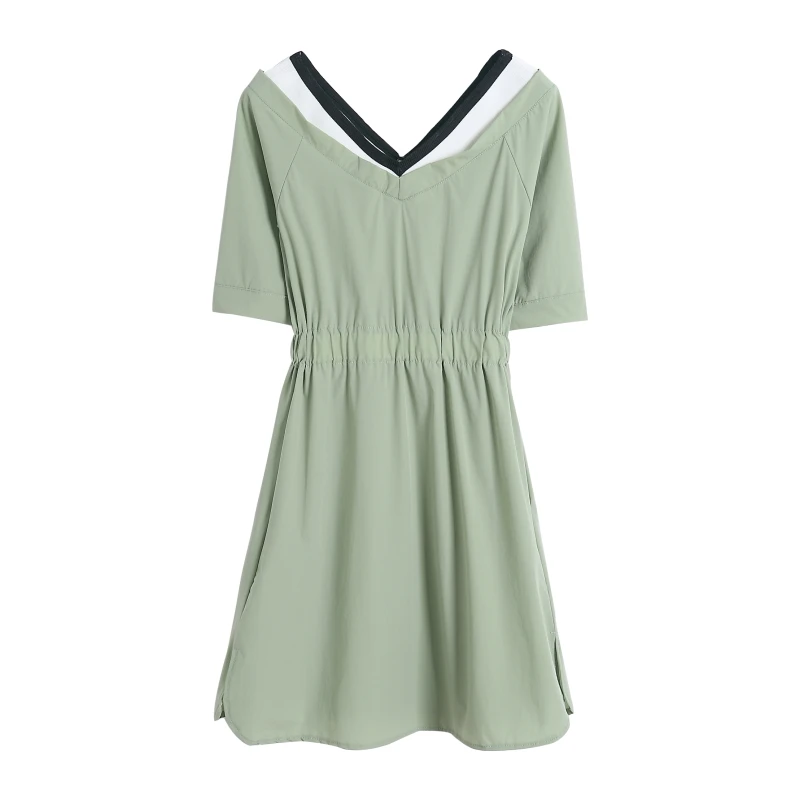 

Women Cute Sweet Mini Dresses Summer Clothing Fashion Casual Short Sleeve splice Dress Korean Japan Style Kawaii For Women 6215