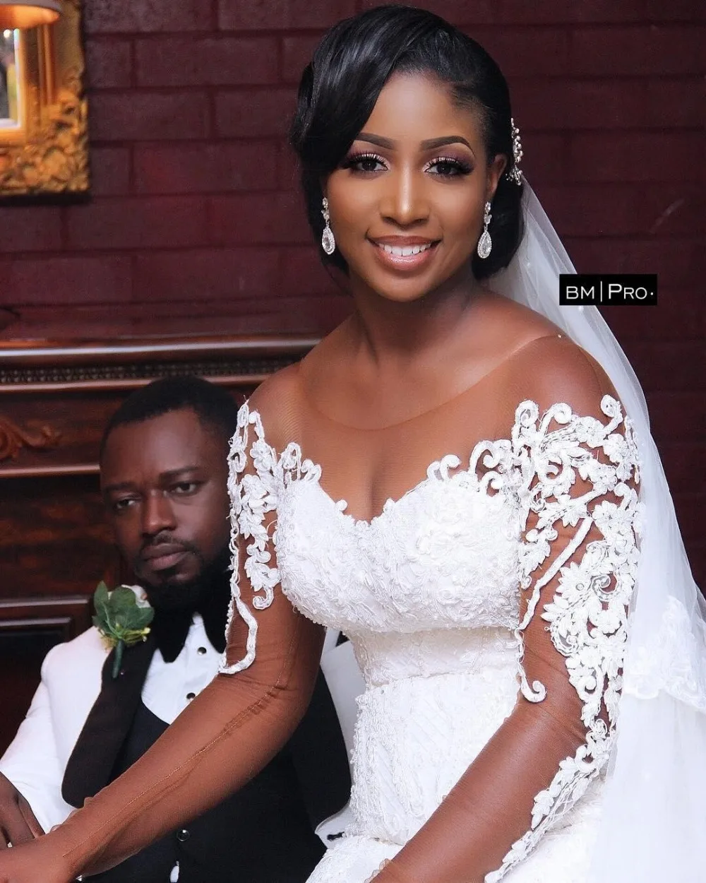 Винтажные Африканские свадебные платья русалки 2021 свадебное платье с длинным