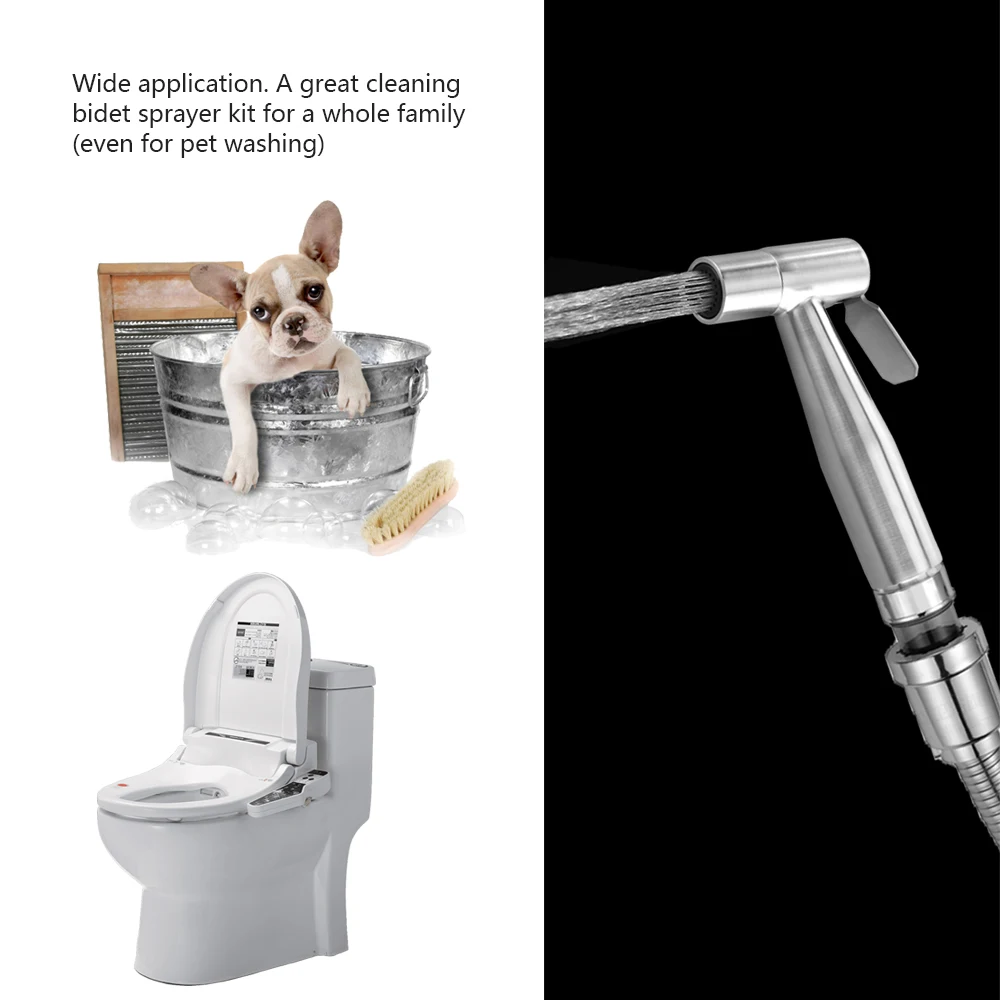 Ручной Биде душевой комплект гигиенический душ для унитаза набор биде кран