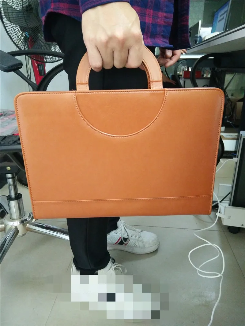 A4 папка-папка из искусственной кожи портативный менеджер Padfolio большой офисный органайзер для документов портфель с калькулятором подачи продуктов