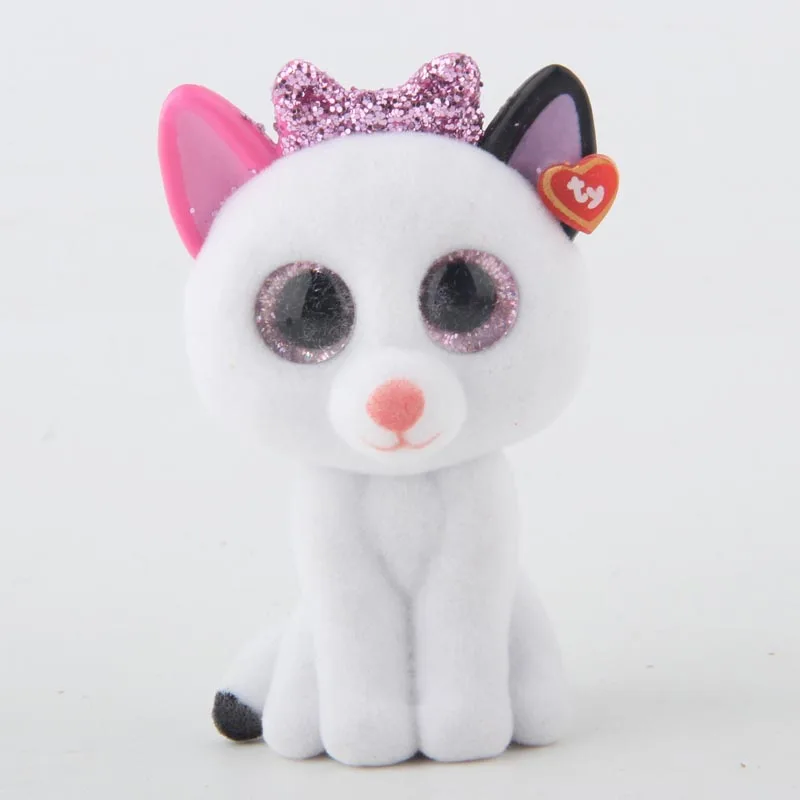 White Cat Ty Paw Patrol 1 шт. мини Боос глухая коробка коллекционные игрушки ручная роспись с контрольным списком собака Пингвин Единорог жираф животное - Цвет: White Cat