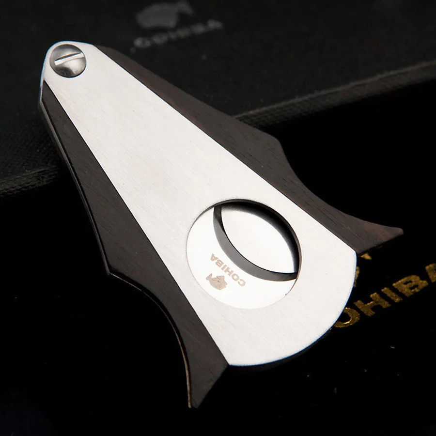 Нож для сигар COHIBA карманный нож из нержавеющей стали с двойным лезвием кубинские