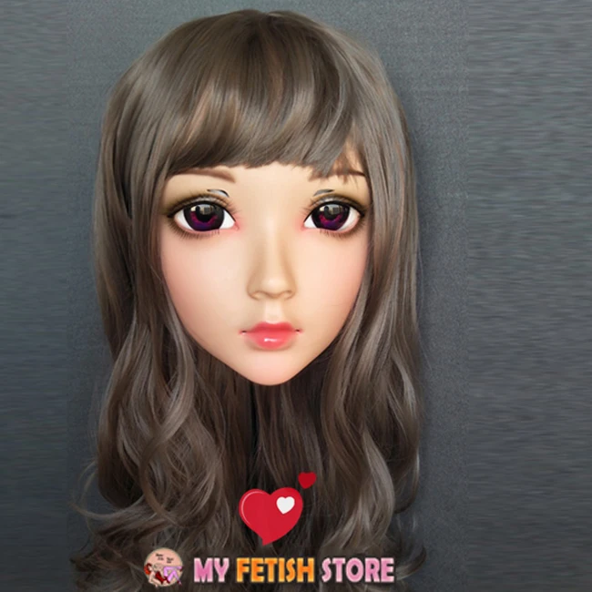 (Wei 04)Gurglelove Женщины Милая девочка каучуковые полуголовы Kigurumi BJD Маска Косплей