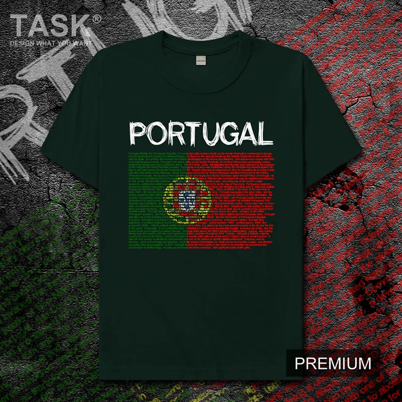 Португальский pt Мужская футболка новый Топ Футболка короткий рукав одежда