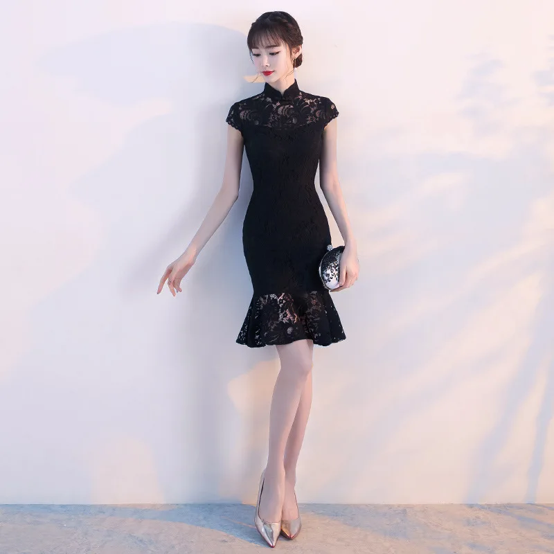 Традиционное китайское платье Qipao женские вечерние платья винтажное Ципао