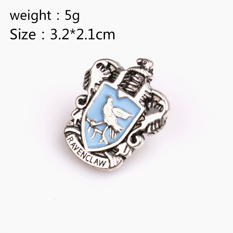 SG модные ювелирные изделия Хогвартс Слизерин Гриффиндор Ravenclaw Hufflepuff школьный значок брошь для женщин и мужчин ювелирные изделия