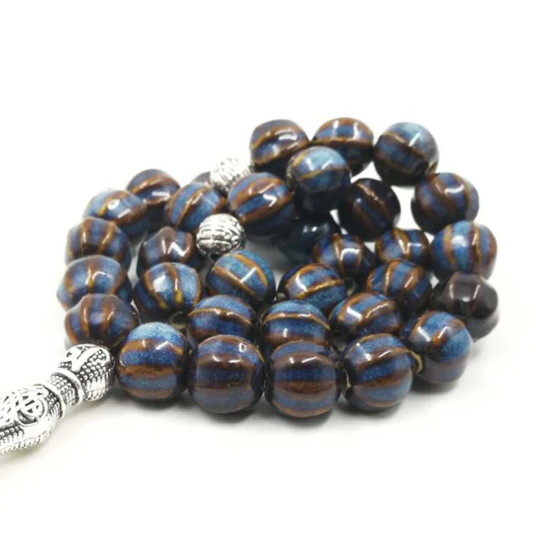 Керамические четки Tasbih 33 новый стиль 2019 специальные браслеты с металлическими