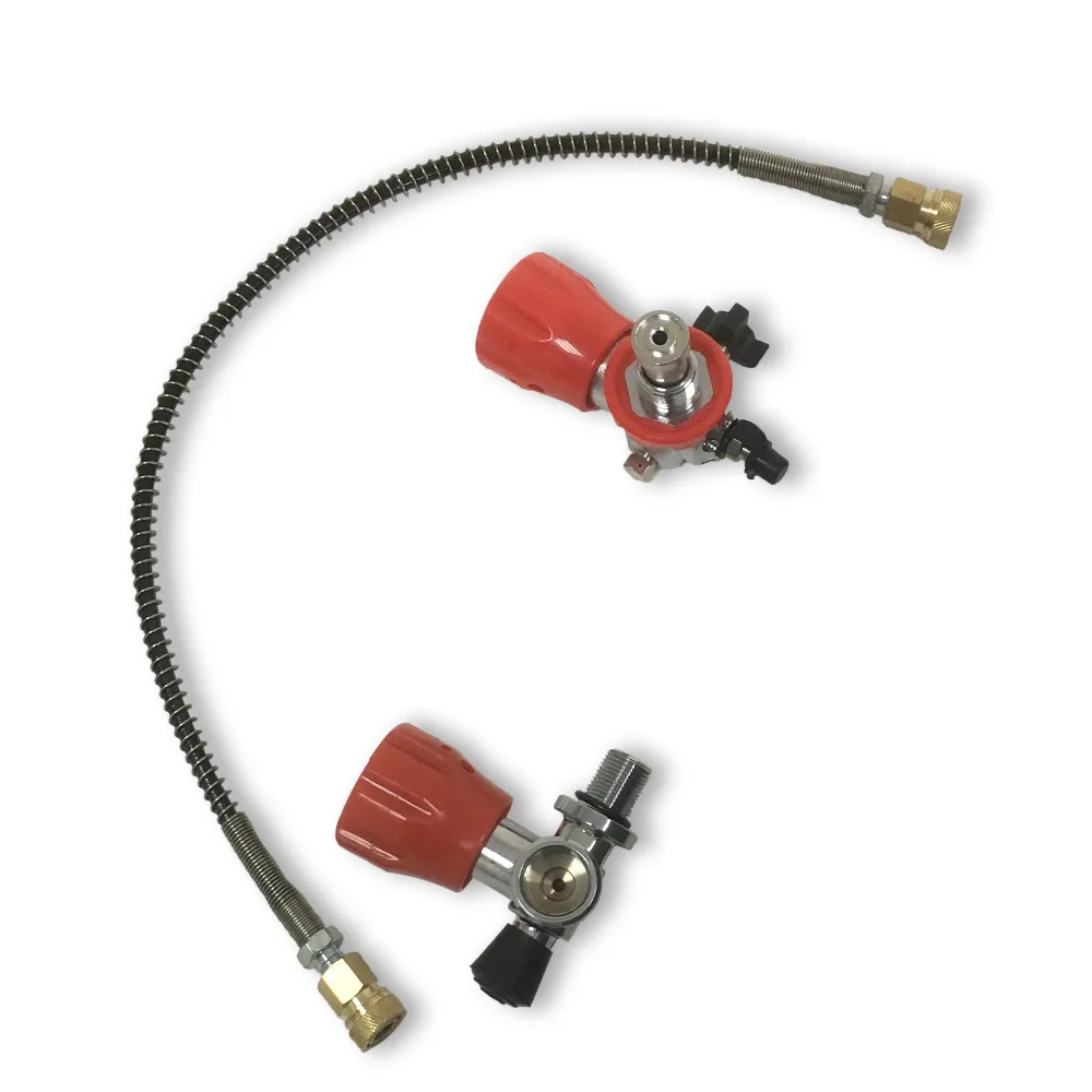 AC101 New Pcp Airsoft Din G5/8 погружной цилиндр 30 мпа красный клапан с наполнительной