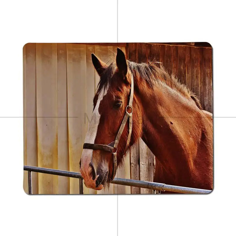 

MaiYaCa Funny Horse Gamer Speed Mice Retail Small Rubber Mousepad Size for 25X29cm 18x22cm Gaming Mousepads