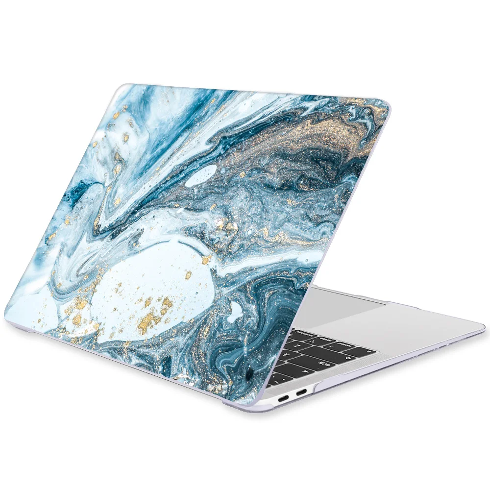 Чехол для ноутбука MacBook Air Pro retina 11 12 13 15 A1932 Pro 13 15 16 дюймов Сенсорная панель A2141 A2159 пластиковый жесткий чехол