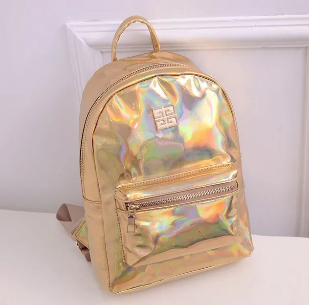 Лидер продаж 2016 рюкзак с голограммой для школьников женская лазерная