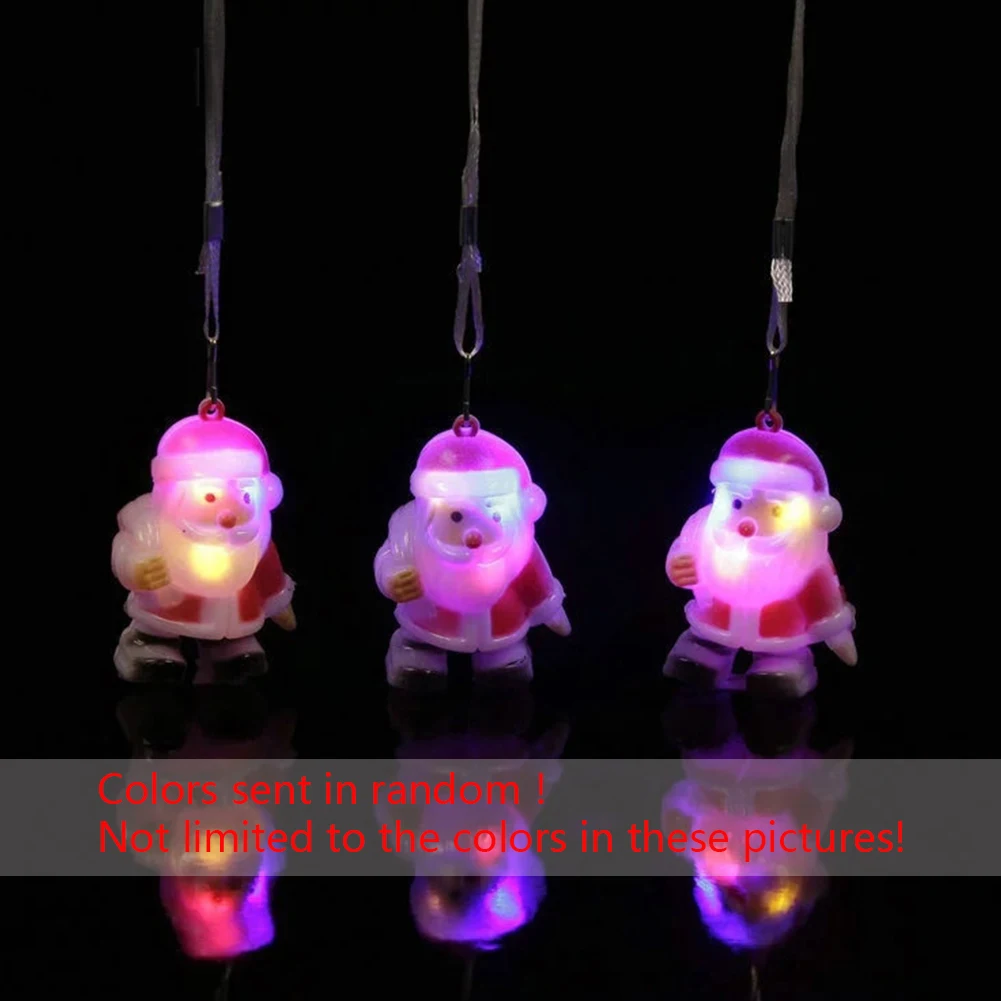 5 шт 4x6 см мини Пластик Санта Клаус Подвески крутящего фестиваль Рождественская