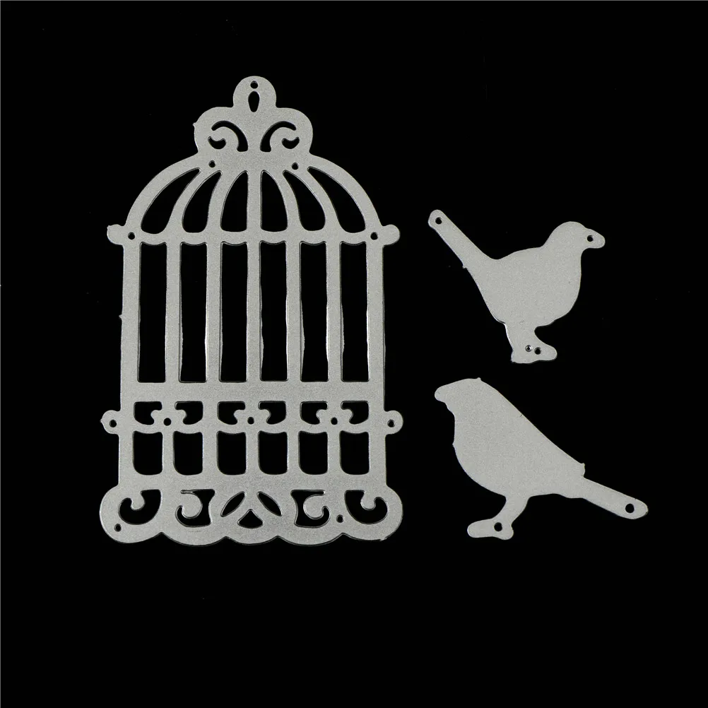 Тиснение металлическое ремесло умирает клетка для птиц металлический