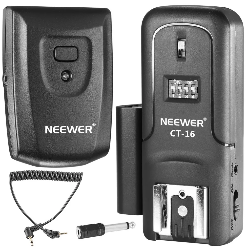 Neewer 16 каналов беспроводной радиовещания Вспышка Speedlite набор для студийного