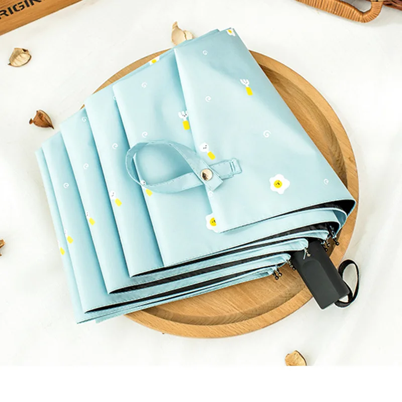 Маленький свежий корейский зонт Солнцезащитный для одного мужчины и женщины