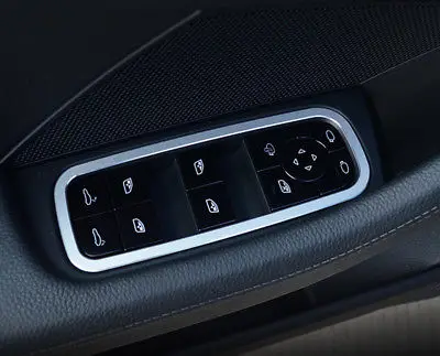 Алюминиевая внутренняя ручка двери Крышка подлокотник отделка 5 шт для Porsche Panamera