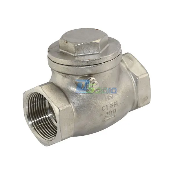 MEGAIRON BSPT 1 1/4 &quotDN32 PN16 CF8M резьбовой обратный клапан 200Psi Нержавеющая сталь SS316 женский клапан|swing check valve|check
