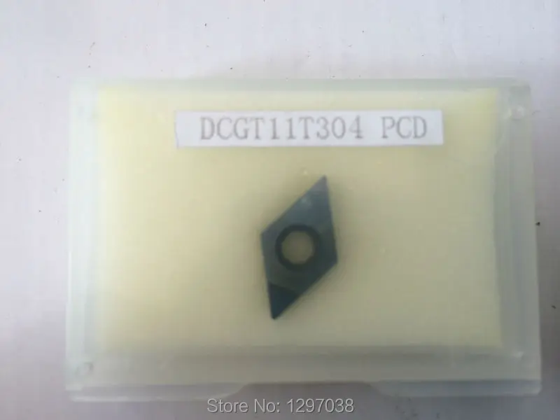 

Free shipping 2PCS PCD Inserts DCGT11T304 PCD Suitable For Lathe Tools