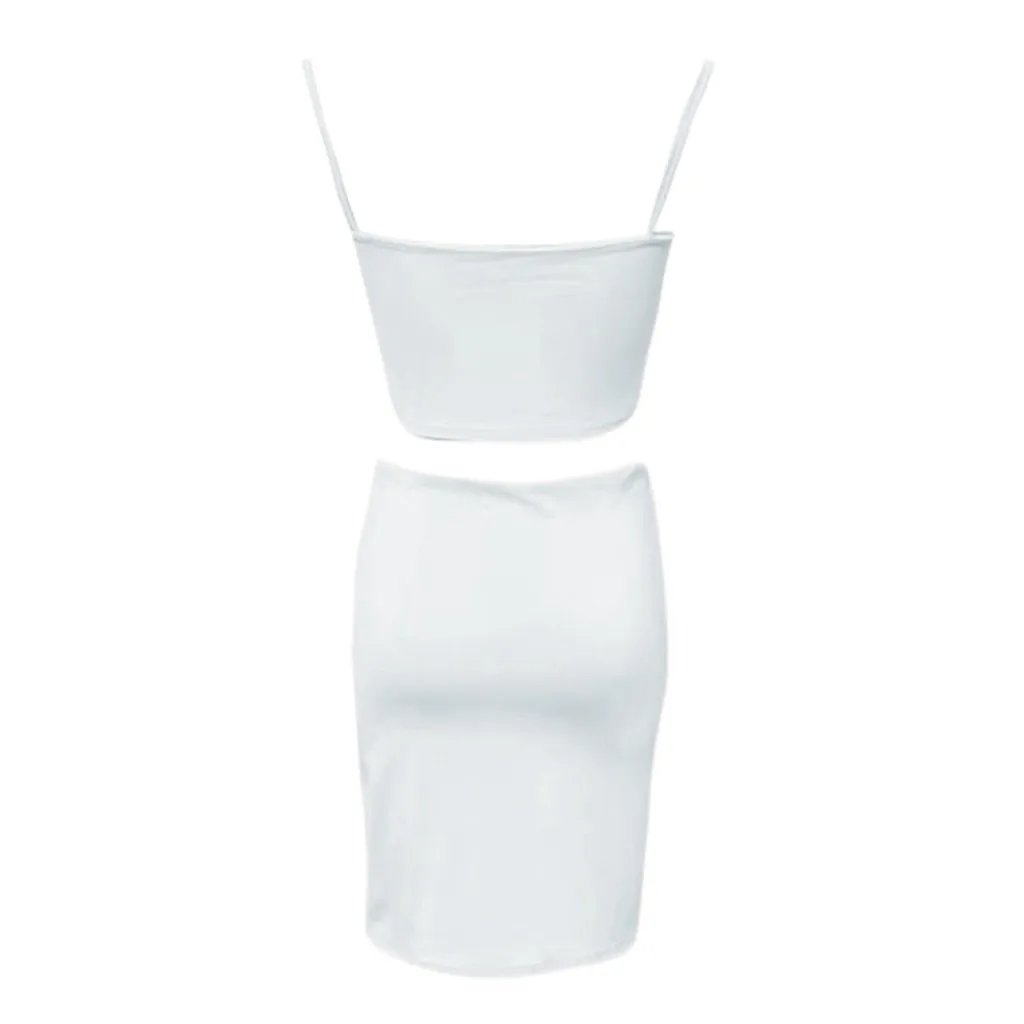 Женский комплект из двух предметов Сексуальная Повседневная юбка облегающее