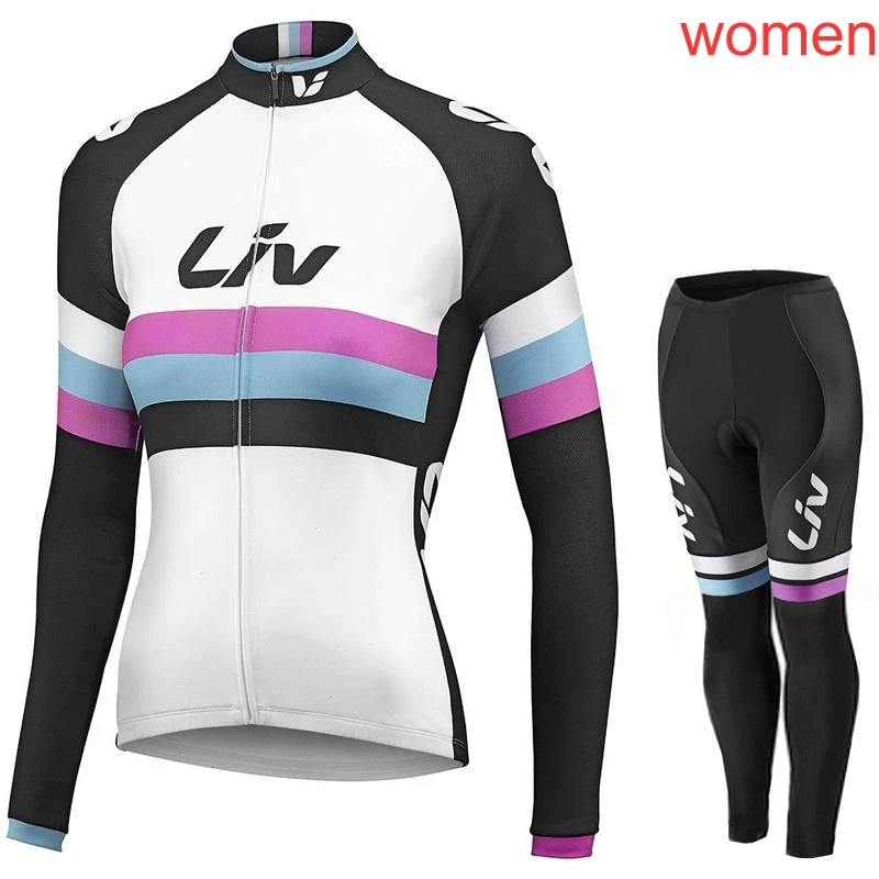 jersey and pants 09 Pro Team, Женская велосипедная майка с длинным рукавом, для велосипеда, MTB, Джерси, комбинезон, костюм, быстросохнущий, дышащий, для гонок, одежда для велосипеда K2401 - Цвет: jersey and pants 09