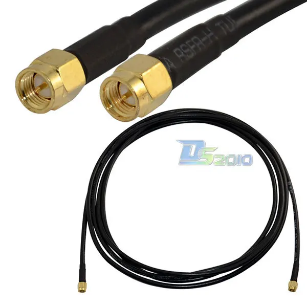 Высокая Quality10 средства ухода за кожей стоп RG58 SMA Мужской к SMA Прямой штекер удлинитель гибкий соединительный кабель