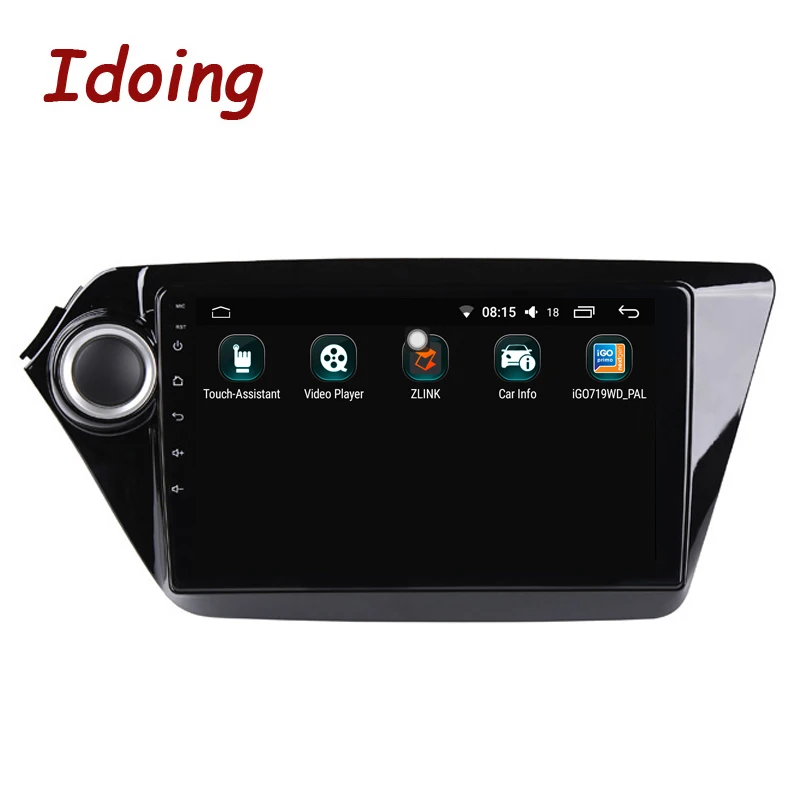 Idoing " 4G+ 64G 2.5D ips экран Восьмиядерный 1 Din автомобиль Android8.0 радио плеер подходит Kia РИА К2 2012- gps навигация и ГЛОНАСС