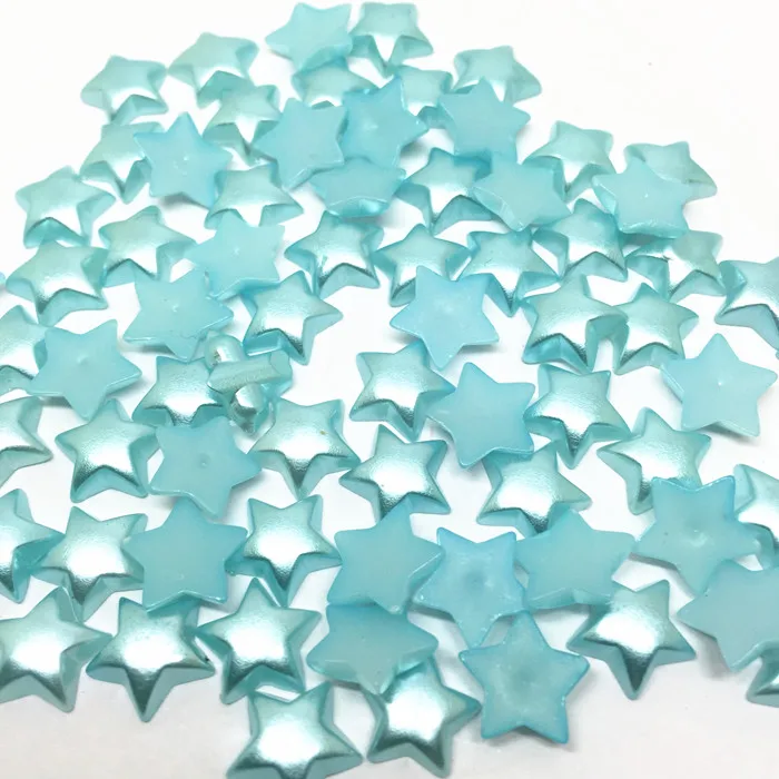 Turquoise 100 шт 10 мм жемчужные кабошоны белого, розового, серебристого и красного цветов из смолы с плоской задней поверхностью, украшения для изготовления открыток, рукоделия, свадьбы, Рождества - Цвет: Turquoise