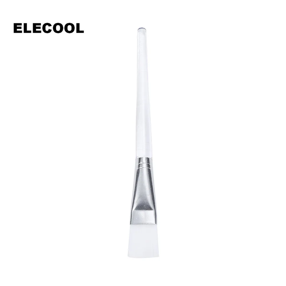 ELECOOL 1 шт. кисть для маски для лица Уход за лицом инструмент для макияжа грязевая маска аппликатор кисть с ручка из прозрачной пластмассы для женщин