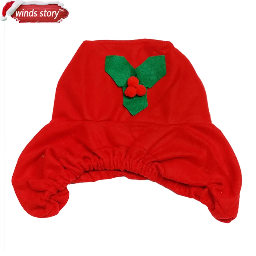 новый год рождество декор Ванная / туалет Красный Санта Клаус Туалетная обивка и