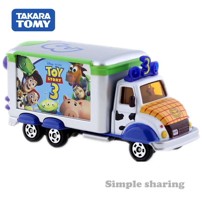 Tomica Disney Motors DM 07 Toy Story 3 Woody Jolly Float Japan Takara Tomy Vehicle Diecast Metal Model New Kids Toys| |