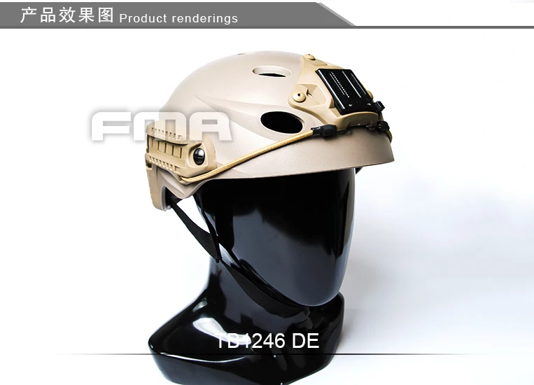 FMA спецназ Recon Тактический шлем Открытый CS Recon Тактический шлем BK/DE/FG TB1246