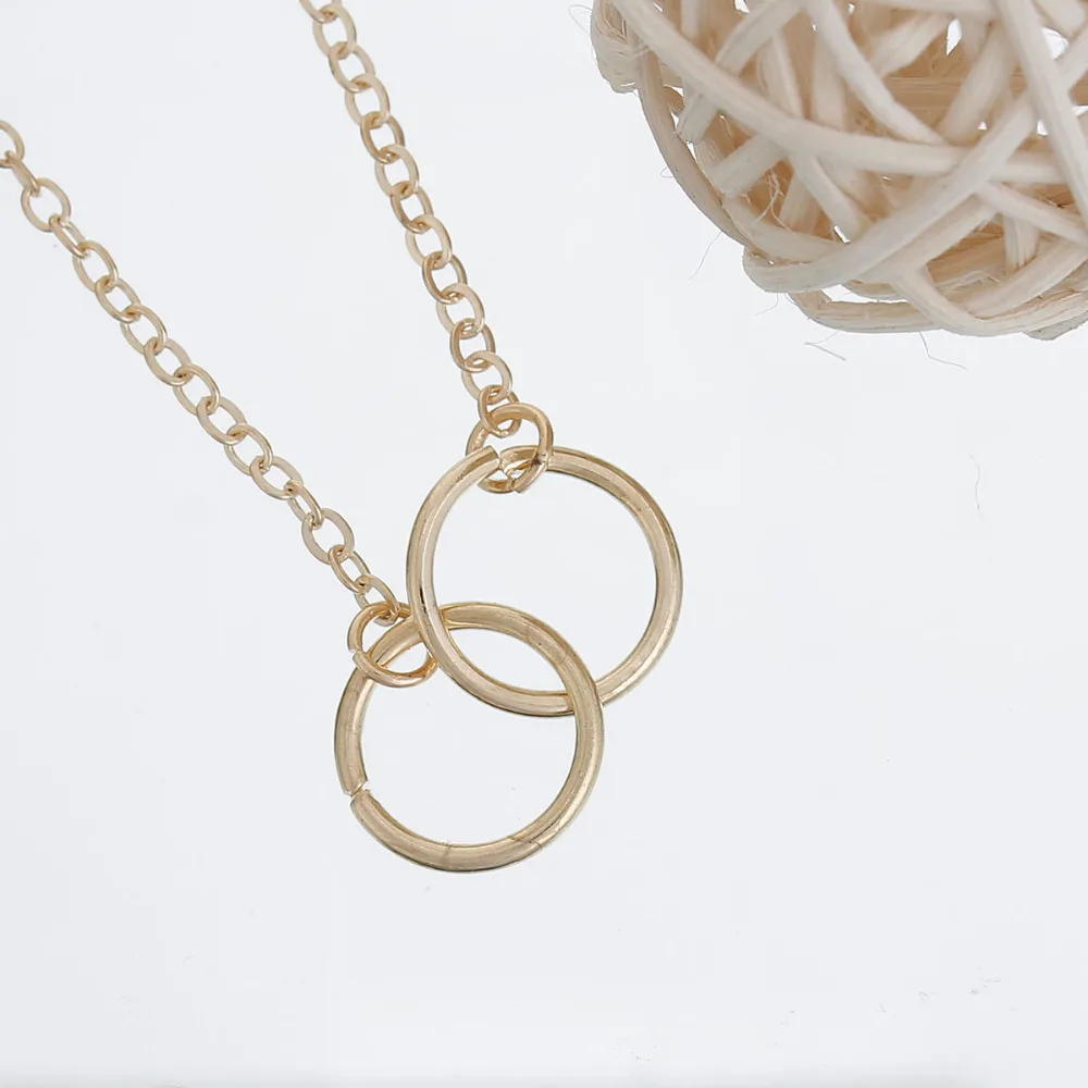 1 шт. кольцо золотого цвета длина 46 7 см 8 сезонов|circle necklace|necklace circlelong necklace |