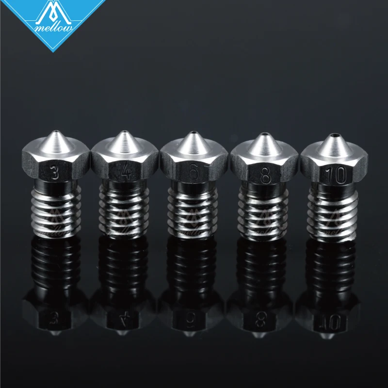 4 шт./лот высококачественная нержавеющая сталь V6 насадка для 3D принтеров Запчасти