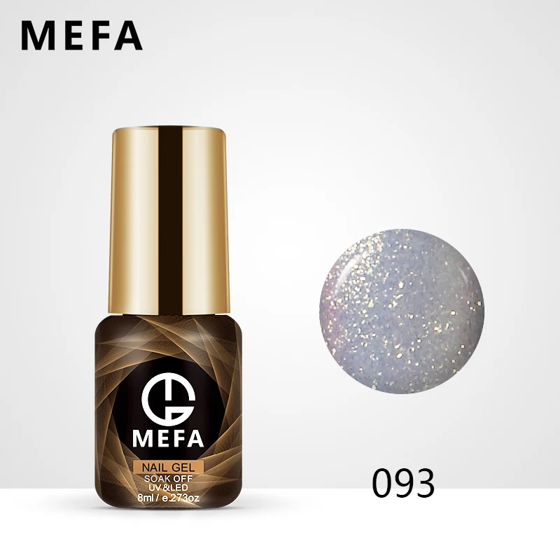 MEFA новые Shimmer серии ногтей гель Лаки 8 мл 108 Цвет Выберите Высокое качество для