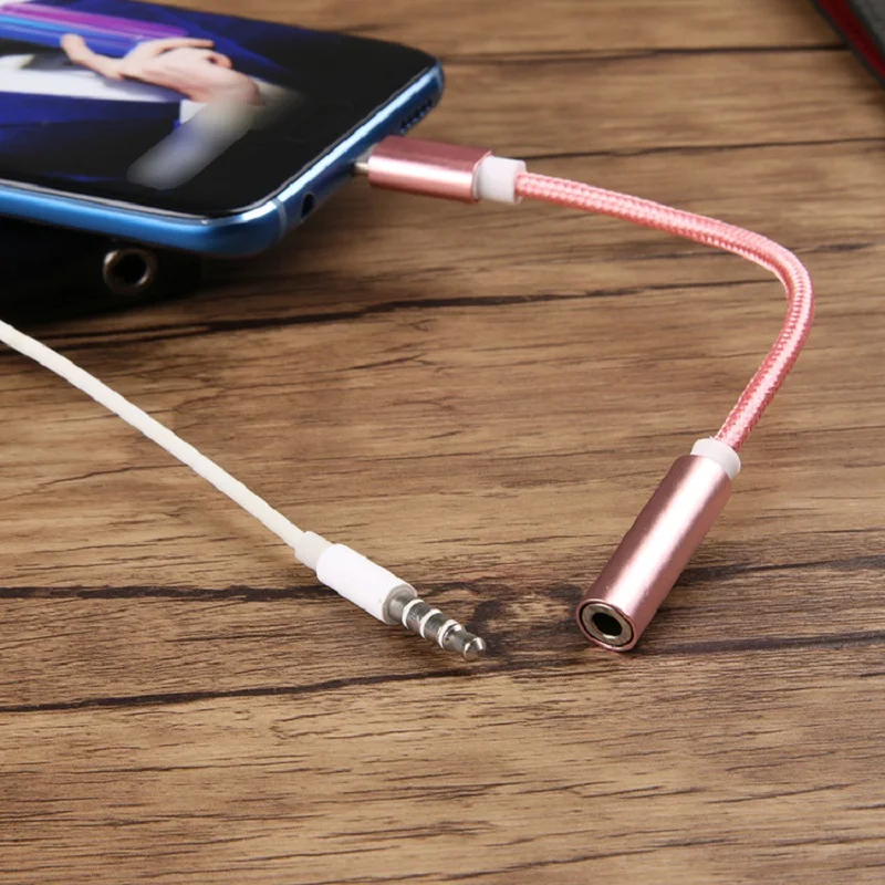 Тип C до 3 5 мм разъем для наушников кабель usb наушники AUX Adap huawei mate 20 P30 pro Xiaomi Mi на
