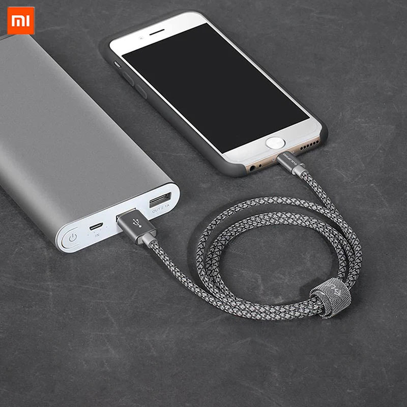Оригинальный кабель Xiaomi для iPhone передачи данных быстрой зарядки X XS MAX 8 7 6 6S 5 iPad mini