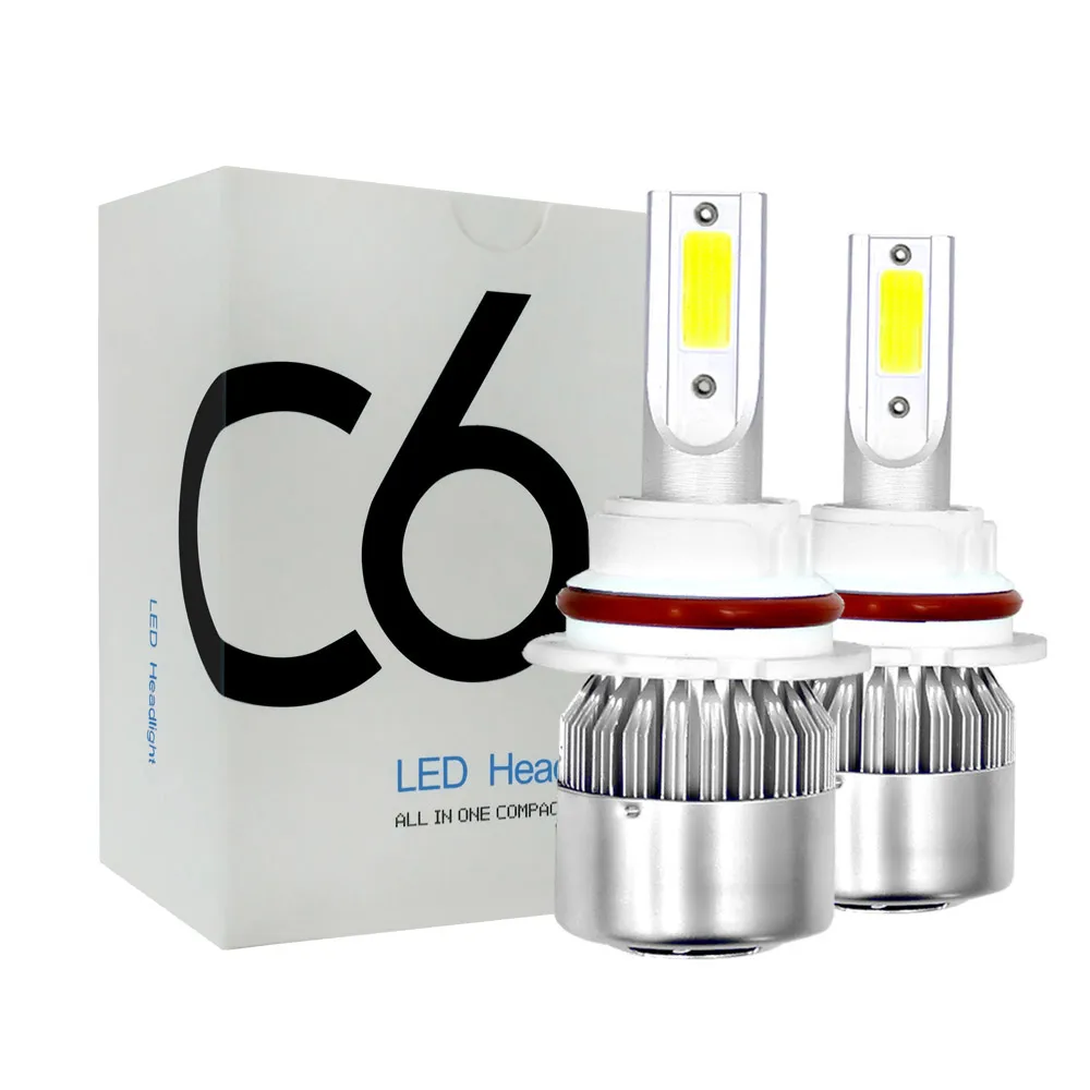 9004/HB1 3800LM 36 Вт Светодиодный фар автомобиля комплект IP68 H1 H3 H4 H7 H8 H9 H11 H13 880/H27 9005/HB3