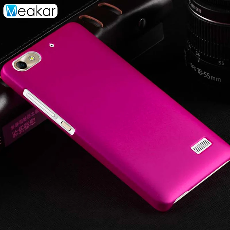 Матовый пластиковый чехол для huawei Honor 4C чехол для huawei Honor 4C G Play Mini CHM-U01 чехол-лента на заднюю панель - Цвет: rose red