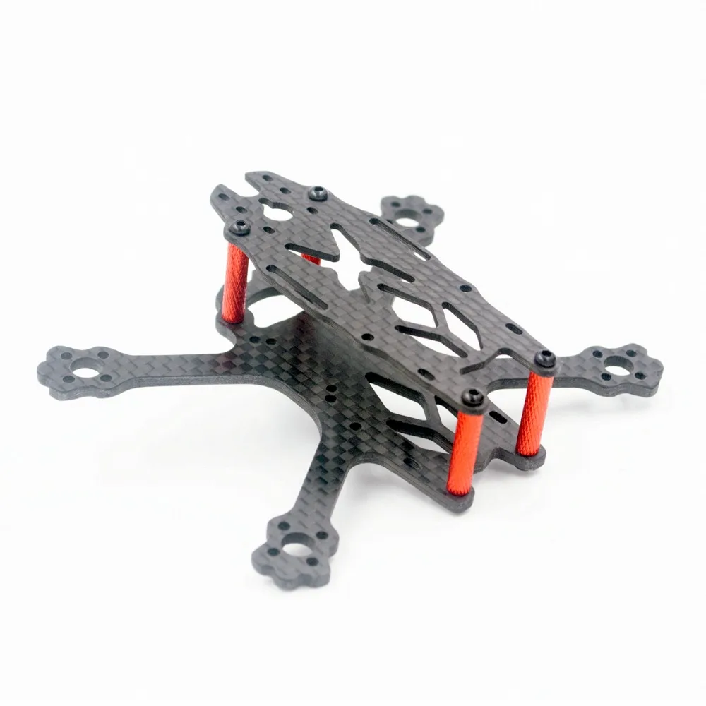 FS95 чисто углеродное волокно 95 мм Колесная база рамка квадрокоптера для DIY RC FPV Racing