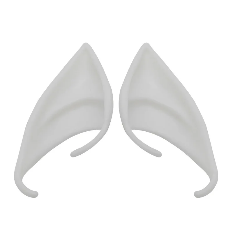 10CM0PP bags Латексные уши для Хэллоуина; Косплей; реквизит; Вечерние игры; Фэнтези; город; дух; эльфийские уши - Цвет: 10CM0PP bags
