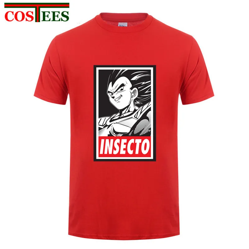 Футболка с драконом и шариком VEGETA INSECTO Мужская футболка 2018 мужская летняя Z для