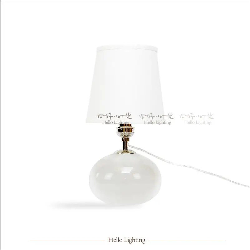 Большой Хрустальный шар Свадебная настольная лампа + белый оттенок Рождество