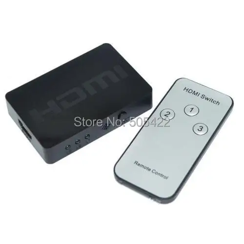 200 шт./лот Новый 3x1 мини HDMI сплиттер 3 порта концентратор автоматический