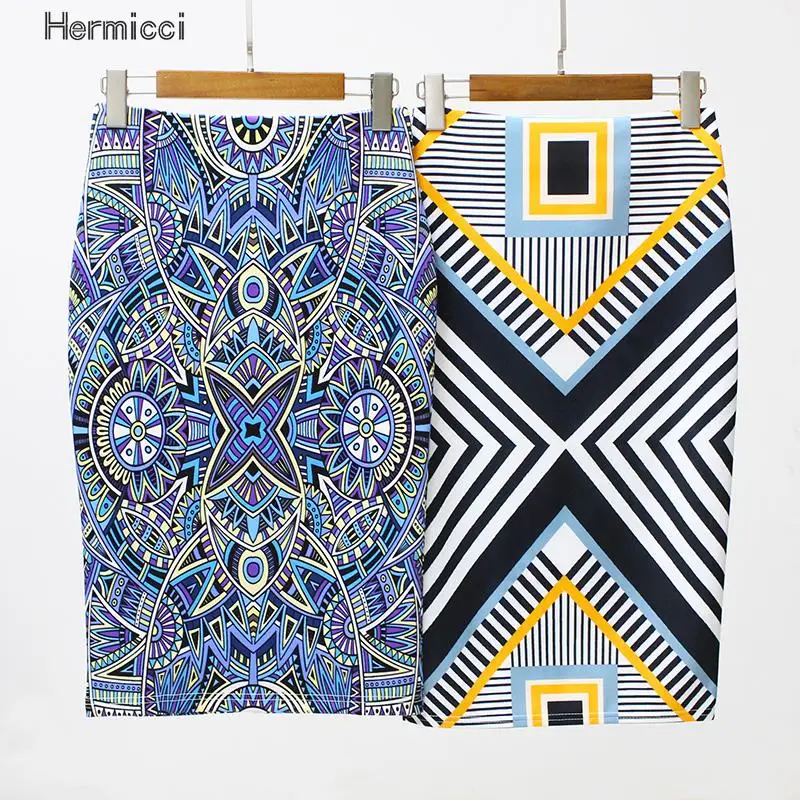 Hermicci женская летняя юбка карандаш большого размера американская Женская